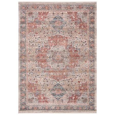 Safavieh 3 x 5 ft. Kenitra 600 Power Loomed Rectangle Area Rug Ivory & Pink KRA672A-3